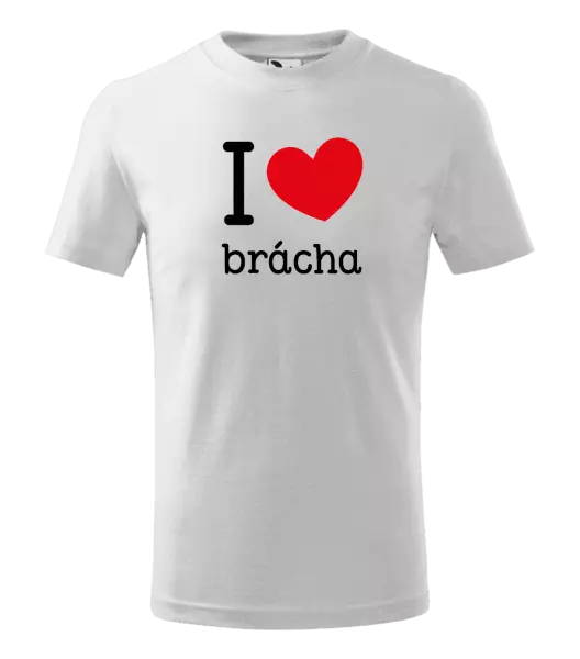 Detské tričko I love brácha