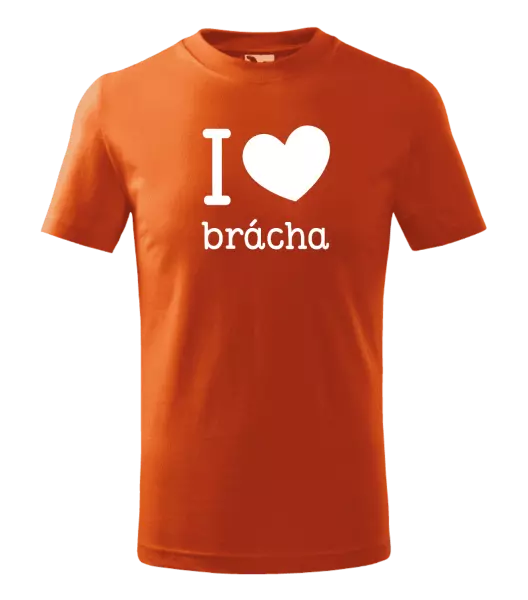 Detské tričko I love brácha