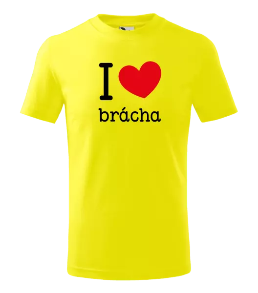 Detské tričko I love brácha