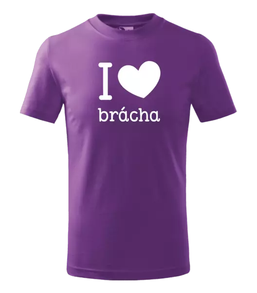 Detské tričko I love brácha