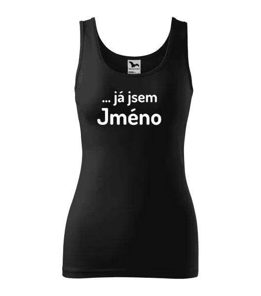 Dámské tílko ... já jsem (vlastní jméno)