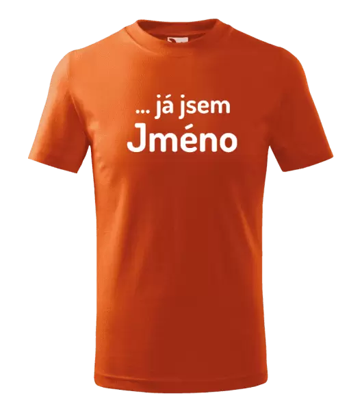 Dětské tričko ... já jsem (vlastní jméno)