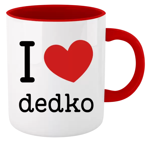 Hrnček  I love dedko