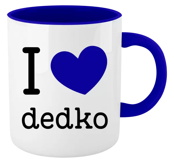 Hrnček  I love dedko