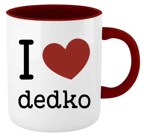 Hrnček  I love dedko