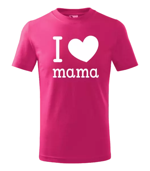 Detské tričko I love mama