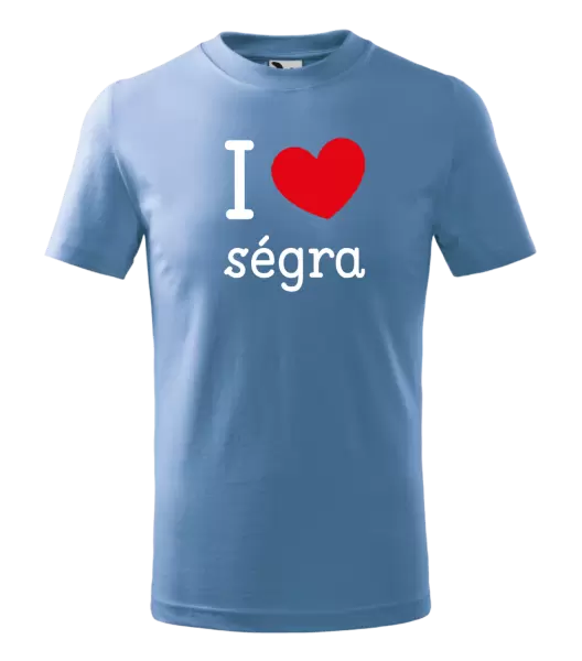 Detské tričko I love ségra