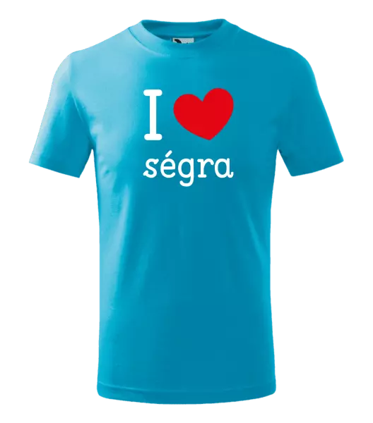 Detské tričko I love ségra