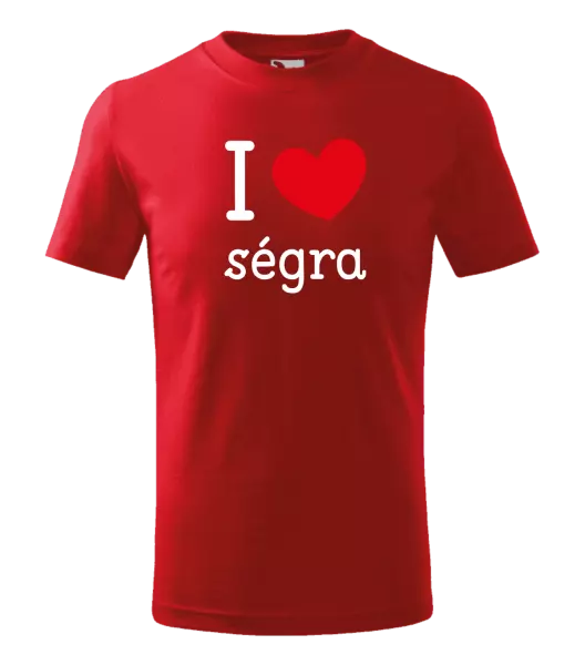 Detské tričko I love ségra