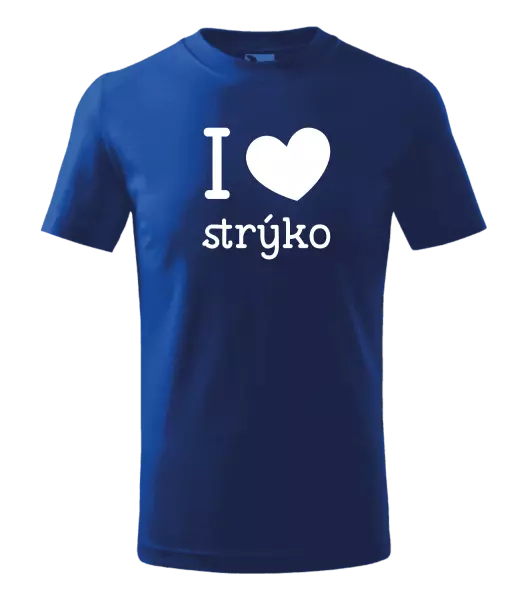 Detské tričko I love strýko