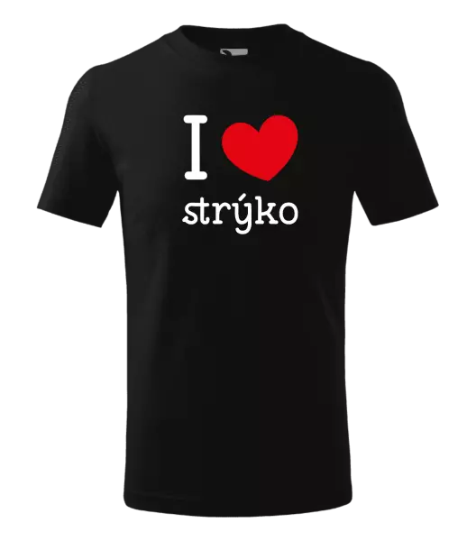 Detské tričko I love strýko