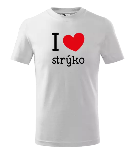 Detské tričko I love strýko