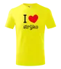 Detské tričko I love strýko
