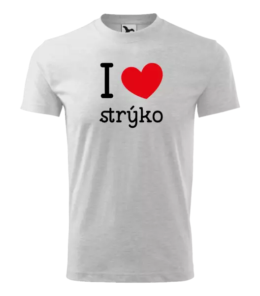 Detské tričko I love strýko