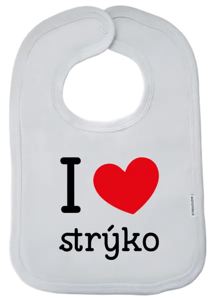 Detský podbradník I love strýko