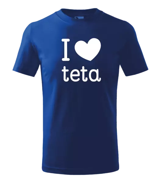 Detské tričko I love teta 