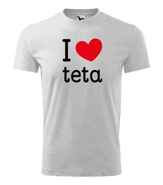 Detské tričko I love teta 