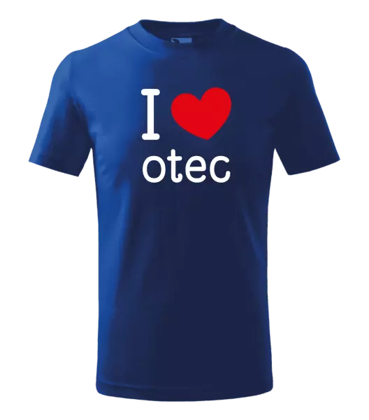 Detské tričko I love otec