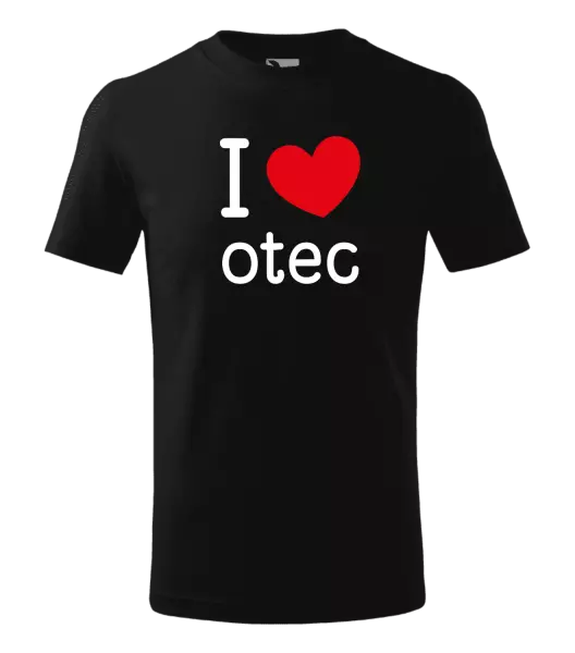 Detské tričko I love otec