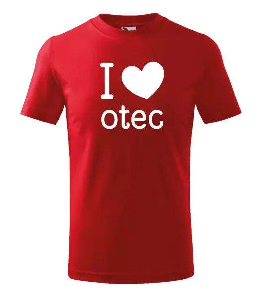 Detské tričko I love otec