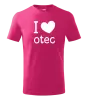 Detské tričko I love otec