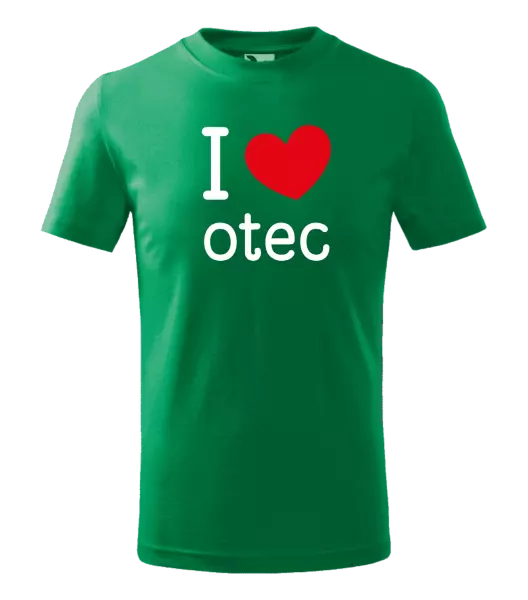 Detské tričko I love otec