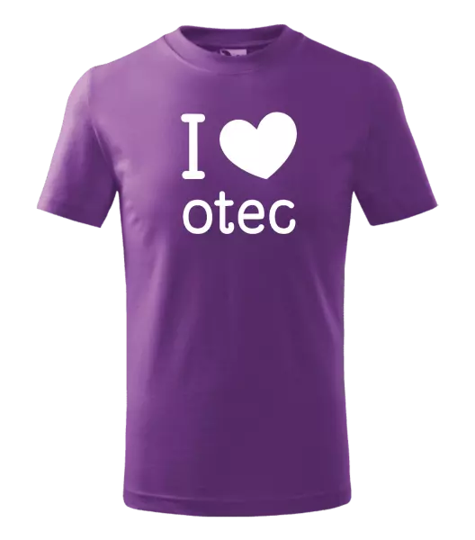 Detské tričko I love otec
