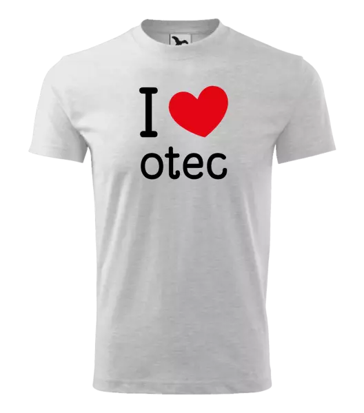 Detské tričko I love otec