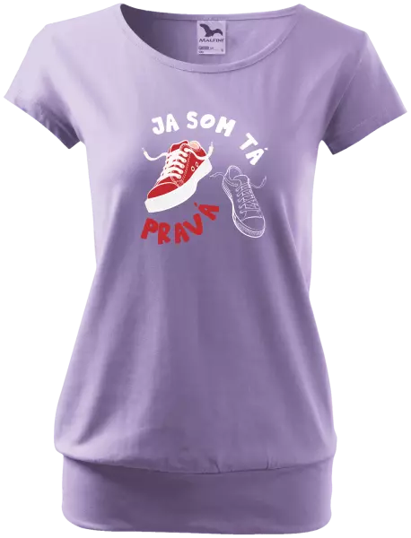 Dámske tričko Ja som ta pravá