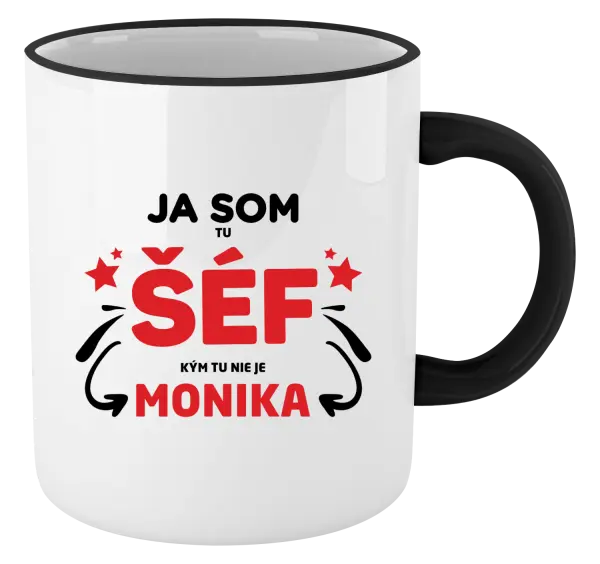 Hrnček Ja som tu šéf, kým tu nie je meno.