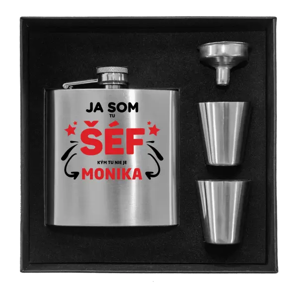 Ploskačka v krabičke Ja som tu šéf, kým tu nie je meno.