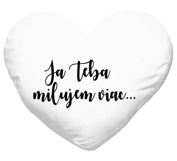 Vankúš Ja Teba milujem viac