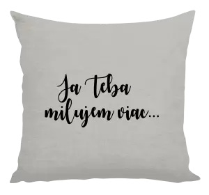 Vankúš Ja Teba milujem viac