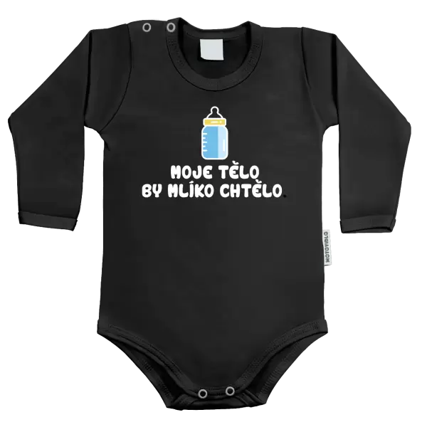 Dětské body Moje tělo by mlíko chtělo