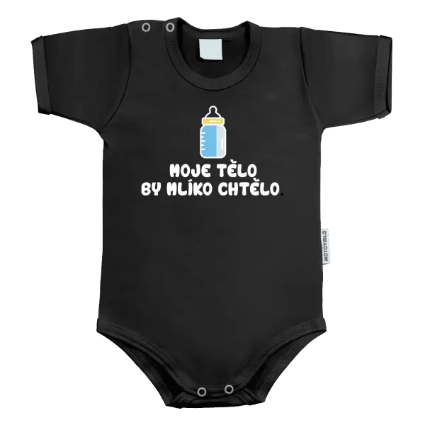 Dětské body Moje tělo by mlíko chtělo