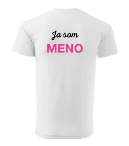 Pánske tričko Ja som... (vlastné meno) 