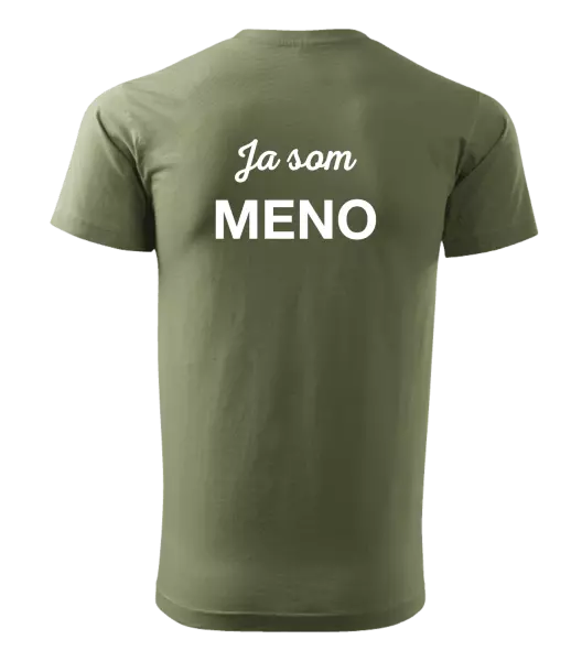 Pánske tričko Ja som... (vlastné meno) 