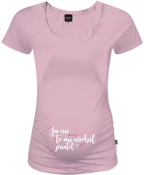 Tehotenské tričko Ja nič, to mi urobil priateľ!