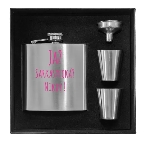 Ploskačka v krabičke Ja? Sarkastická? Nikdy!