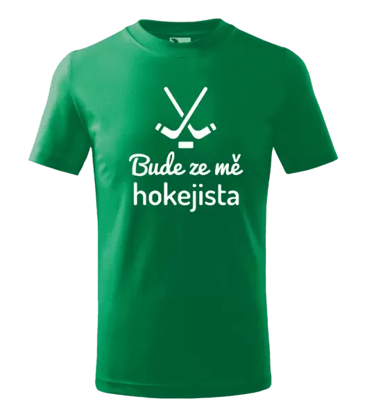 Dětské tričko Bude ze mě hokejista