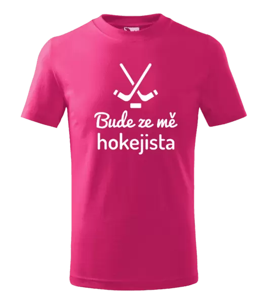 Dětské tričko Bude ze mě hokejista