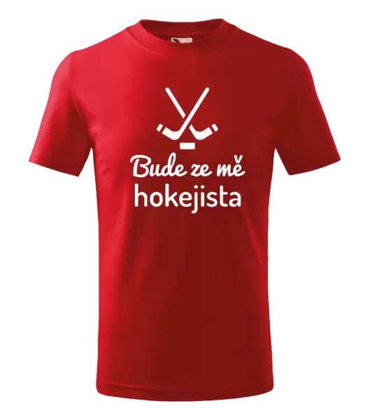 Dětské tričko Bude ze mě hokejista