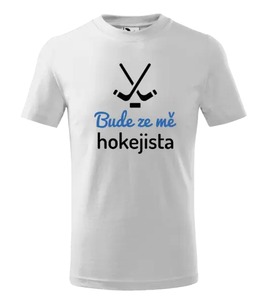 Dětské tričko Bude ze mě hokejista