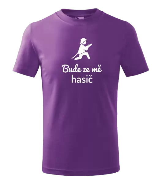 Dětské tričko Bude ze mě hasič