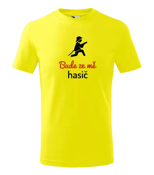 Dětské tričko Bude ze mě hasič