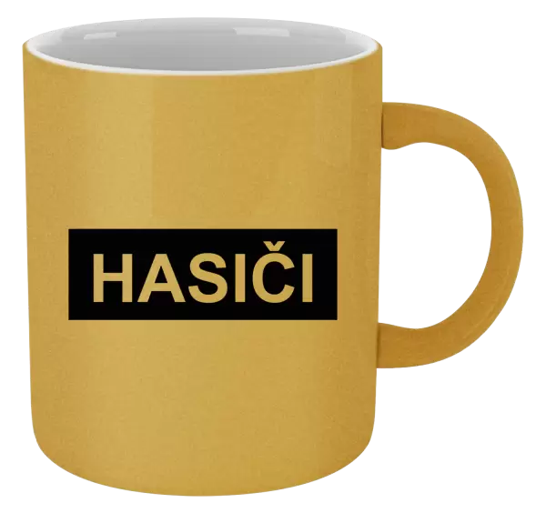 Metalický hrnek Hasiči