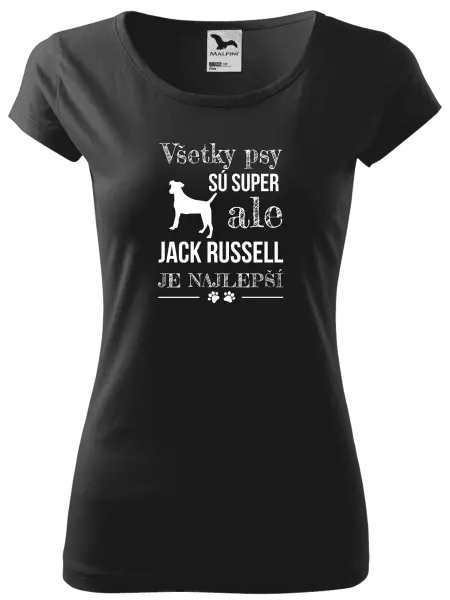 Dámske tričko Jack Russel je najlepší