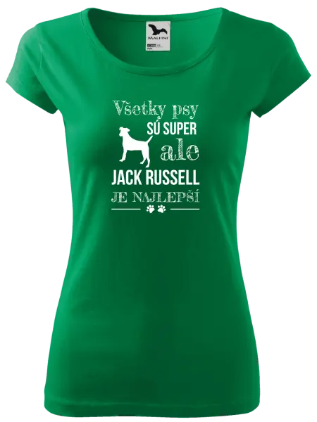 Dámske tričko Jack Russel je najlepší