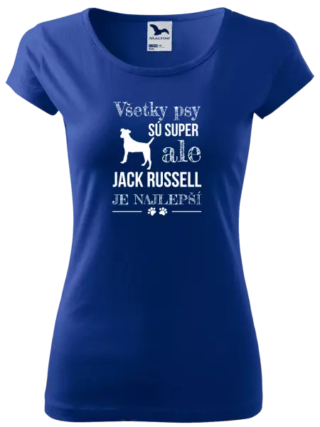Dámske tričko Jack Russel je najlepší