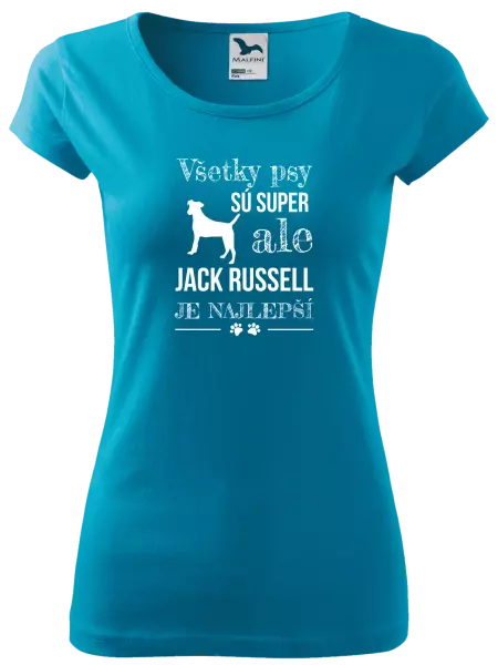 Dámske tričko Jack Russel je najlepší